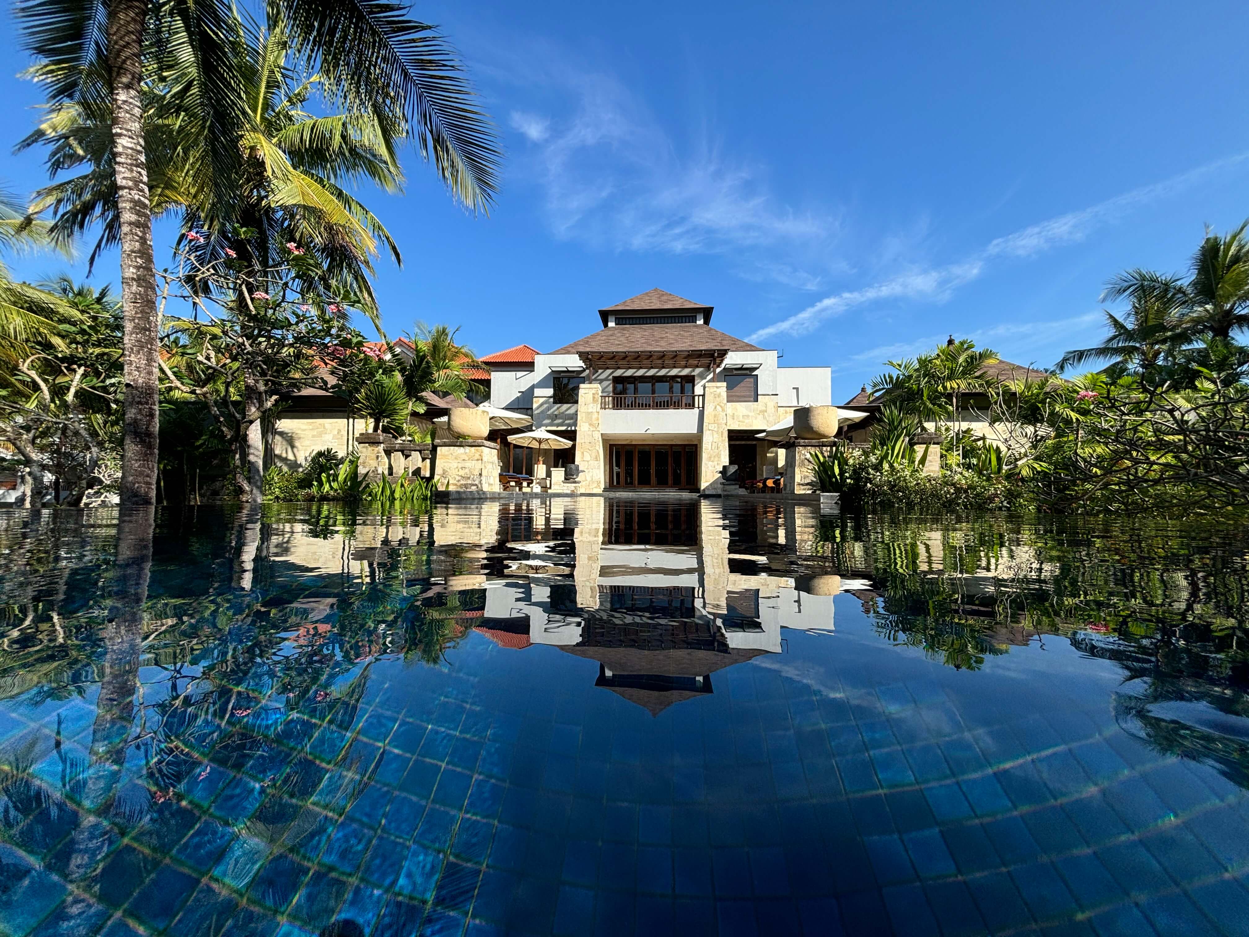 Conrad Bali spa pool